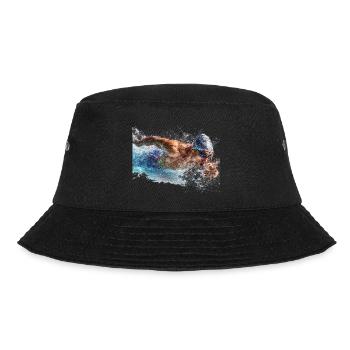 Wassersport Splash Schwimmen - Bucket Hat - Schwarz - Vorne - Lela (165cm)