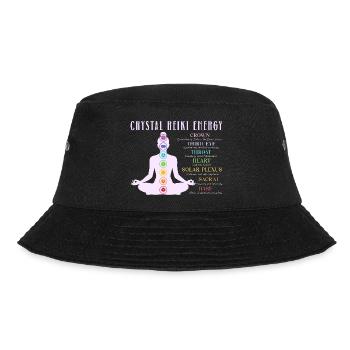 Cristal Reiki Chakra Énergie Reiki Yoga - Bob - noir - Devant - Lela (165cm)