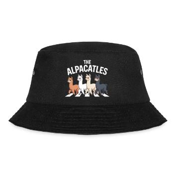Alpacatles Llama Alpaca - Bucket Hat - black - Front - Lela (165cm)