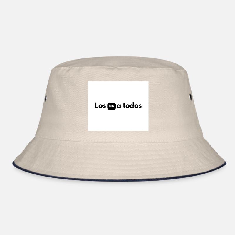 NA in black box between letters Bucket Hat