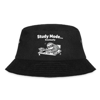 Sleep mode Sloth at the desk - Bucket Hat - black - Front - Lela (165cm)