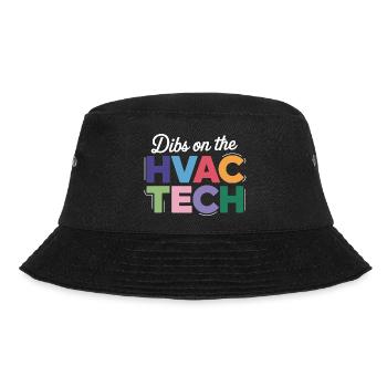 Funny HVAC Technician Saying Repair Expert - Bucket Hat - black - Front - Lela (165cm)