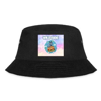 Wild Ride Hippo Burger Patch - Bucket Hat - Schwarz - Vorne - Lela (165cm)