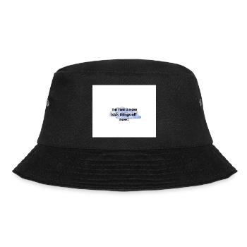 The Time Is Now Kickoff Motivator - Bucket Hat - black - Front - Lela (165cm)
