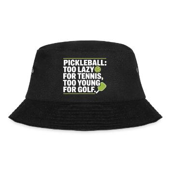 Joueur de pickleball trop paresseux pour le tennis pickleball - Bob - noir - Devant - Lela (165cm)