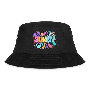 Sunny PopArt Multicolor - Bucket Hat - Schwarz - Vorne - Lela (165cm)