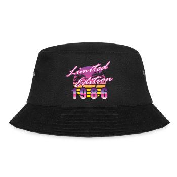 40. Geburtstag Limited Edition 1986 vintage - Bucket Hat - Schwarz - Vorne - Lela (165cm)