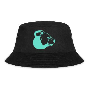 Kettlebear Bear Power Symbol Dynamic - Bucket Hat - black - Front - Lela (165cm)