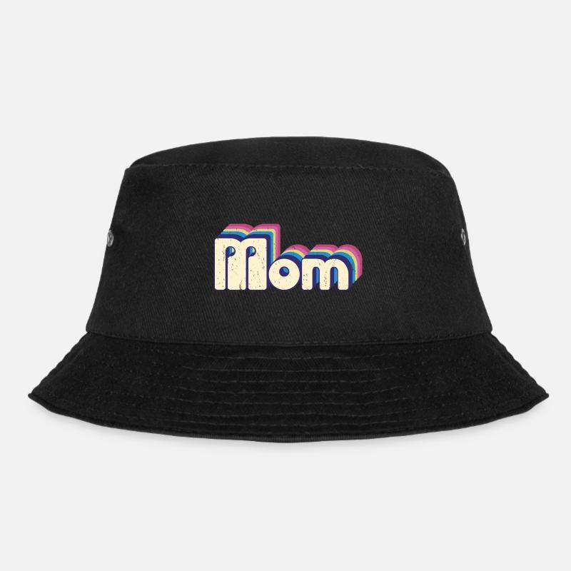 Mama Cool Retro Muttertag Geschenkidee für Mama - Bucket Hat - Schwarz