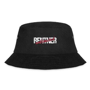 Rentner unlimited 2025 - Bucket Hat - Schwarz - Vorne - Lela (165cm)