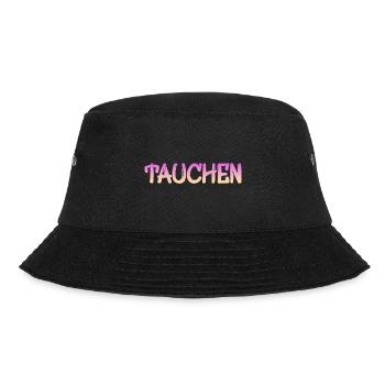 Tauchen - Bucket Hat - Schwarz - Vorne - Lela (165cm)