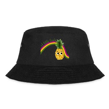 Ananas doux avec arc-en-ciel et texte Restez fruité - Bob - noir - Devant - Lela (165cm)