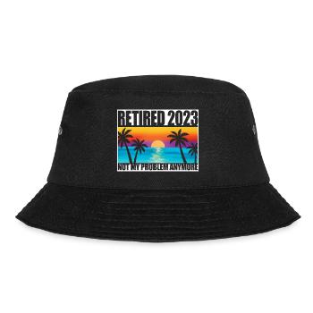 Retired 2023 Retirement Gift For Men & Women Funny - Bucket Hat - black - Front - Lela (165cm)
