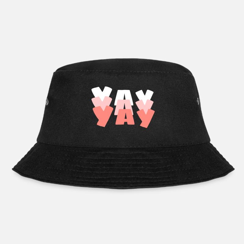 Yay - Bucket Hat - Schwarz