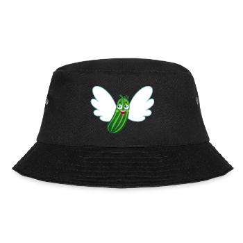 flying cucumber - Bucket Hat - black - Front - Lela (165cm)