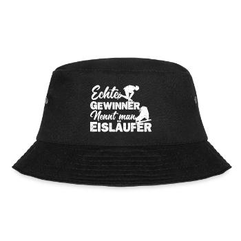 Eisläufer Eiskunstläufer Eislaufen Spruch - Bucket Hat - Schwarz - Vorne - Lela (165cm)