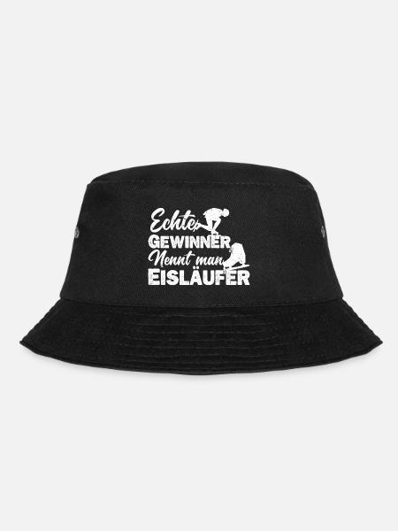 Eisläufer Eiskunstläufer Eislaufen Spruch - Bucket Hat - Schwarz