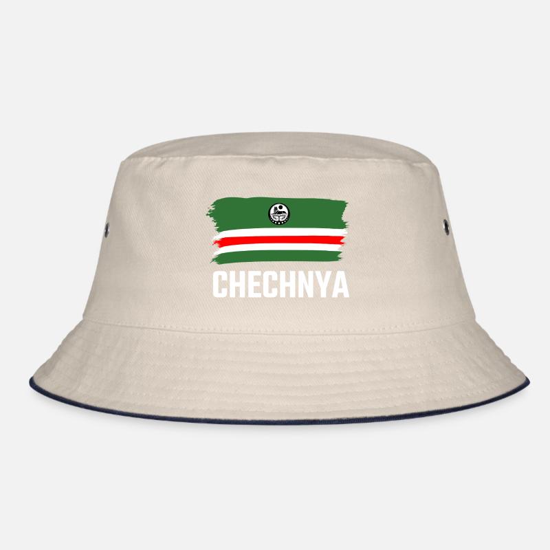 Chechnya Chechen Tschetschenien Tschetschene Flag Bucket Hat