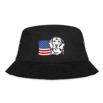 Beagle US Amérique Drapeau Chiens Chien Wilsigns - Bob - noir - Devant - Lela (165cm)