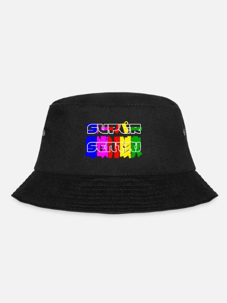 Super Sentai - Bucket Hat - black