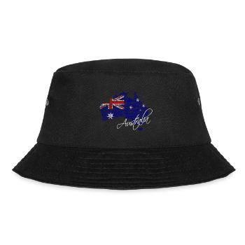 Australien - Australia - Bucket Hat - Schwarz - Vorne - Lela (165cm)