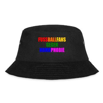 fans gegen homophobie - Bucket Hat - Schwarz - Vorne - Lela (165cm)
