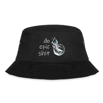 episch jubeln Astronaut Rakete - Bucket Hat - Schwarz - Vorne - Lela (165cm)