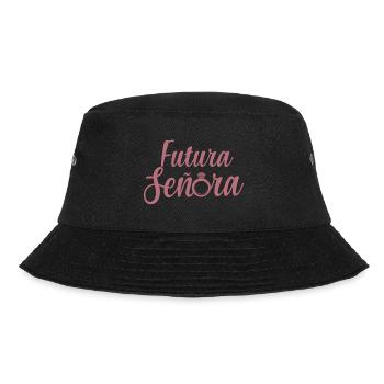 Futura Señora Engagement Bridal Shower Wedding - Bucket Hat - black - Front - Lela (165cm)