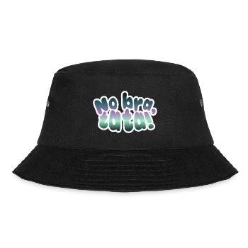 No bra, tata! - Bucket Hat - Schwarz - Vorne - Lela (165cm)