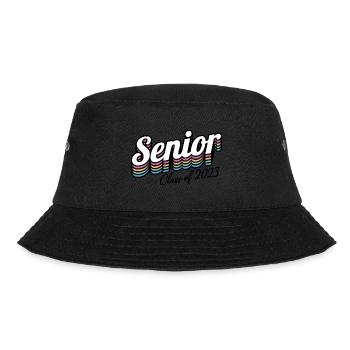 Senior Class Of 2023 Retro Graduation Party Gift - Bucket Hat - black - Front - Lela (165cm)