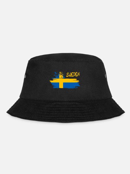 Sweden Schweden - Bucket Hat - Schwarz