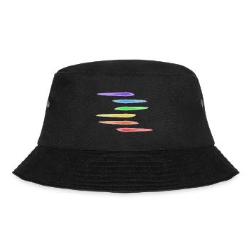 Rainbow Creative Art - Bucket Hat - Schwarz - Vorne - Lela (165cm)