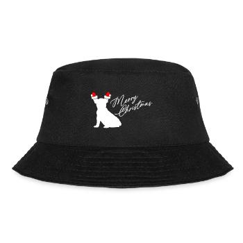Bouledogue français Frenchie avec chapeaux de Père Noël - Bob - noir - Devant - Lela (165cm)