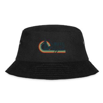 Retro Surfer Girl Surfboarder Surfen Surfen Surfen - Bucket Hat - Schwarz - Vorne - Lela (165cm)