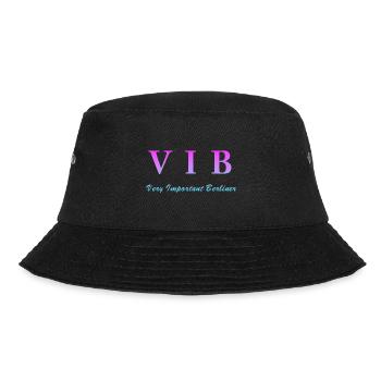VIB - VIP _ very important Berliner - Bucket Hat - Schwarz - Vorne - Lela (165cm)