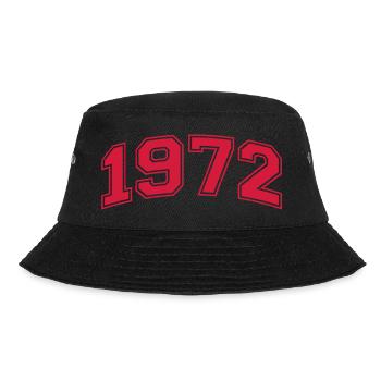 1972 - Bucket Hat - Schwarz - Vorne - Lela (165cm)