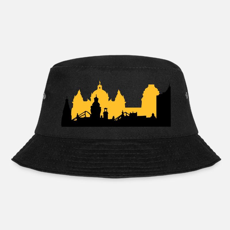Leipzig Skyline - Bucket Hat - black