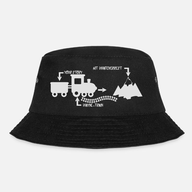waynetrain - Bucket Hat - Schwarz