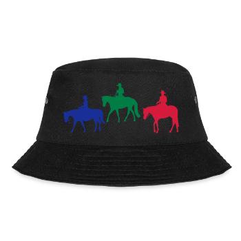 Westernreiter - Bucket Hat - Schwarz - Vorne - Lela (165cm)
