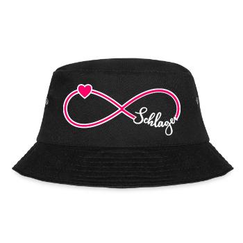 Unendlichkeit Symbol Schlager Infinity - Bucket Hat - Schwarz - Vorne - Lela (165cm)