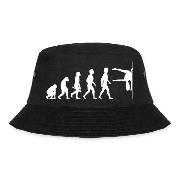 Evolution Poledance Pole Dancing Stange Tanzen - Bucket Hat - Schwarz - Vorne - Lela (165cm)