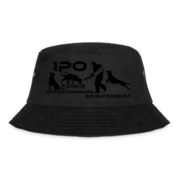 461 Schäferhund IPO - Bucket Hat - Schwarz - Vorne - Lela (165cm)