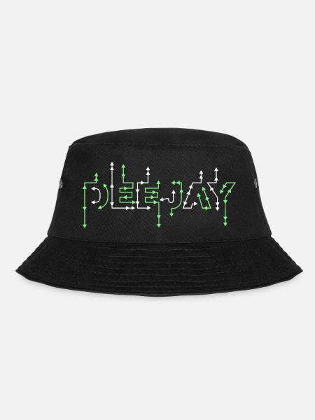 DEEJAY PFEILE WEISS - Bucket Hat - Schwarz
