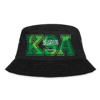 KSA Saudi Arabia - Bucket Hat - black - Front - Lela (165cm)