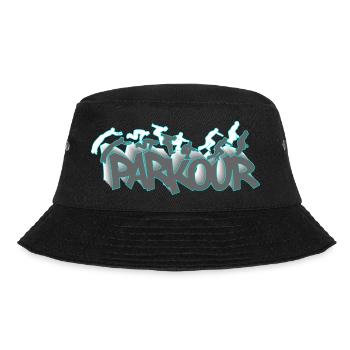 Parkour Obstacle Course Freerunning - Bucket Hat - black - Front - Lela (165cm)