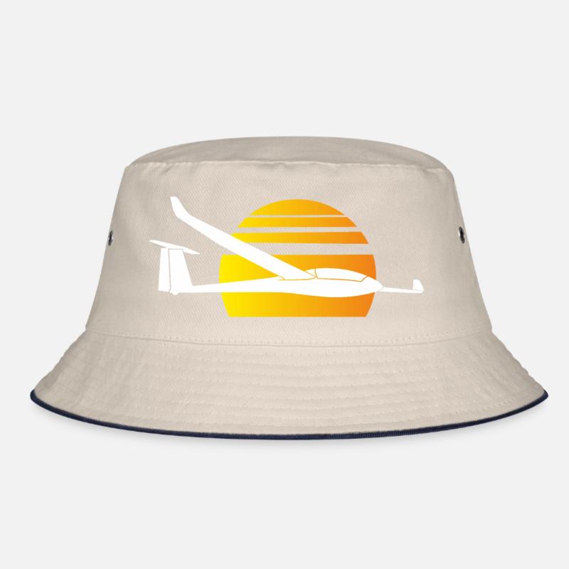 Sun glider pilot gliding glider Bucket Hat