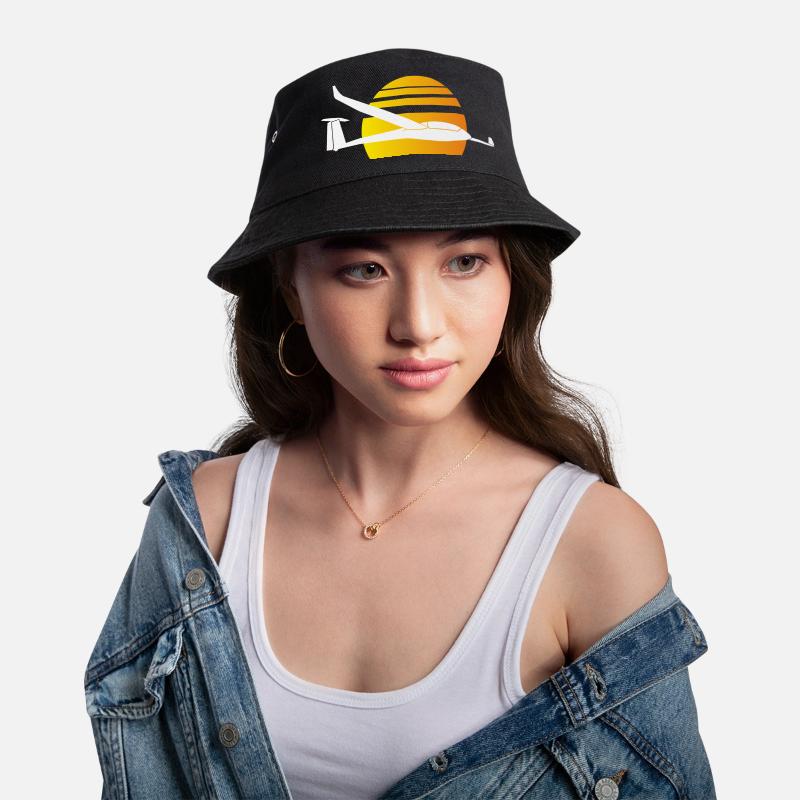 Sun glider pilot gliding glider Bucket Hat
