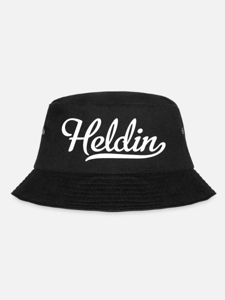 Heldin - Bucket Hat - Schwarz