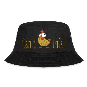 Can't Hendl this Austrian dialect gift - Bucket Hat - black - Front - Lela (165cm)