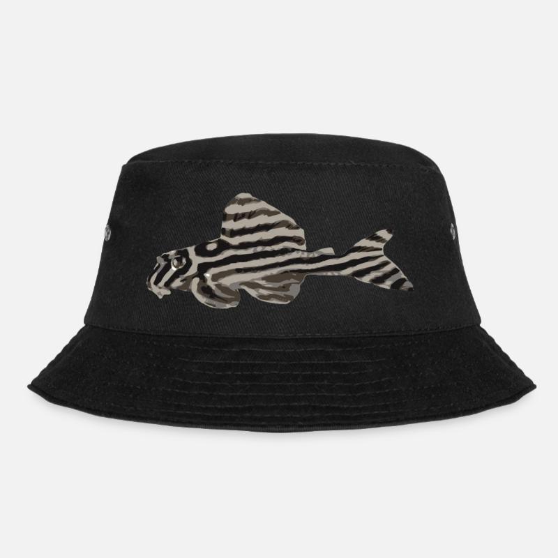 Zebrawels (L46) - Bucket Hat - Schwarz